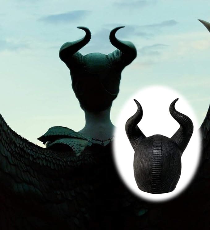 adharca ar an ceann, masc do charnabhail Maleficent